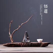 Table Dry Foam Accompanying Root Art Base Native Solid Wood Tree Root Tea Table Book House Wen Playing Zen