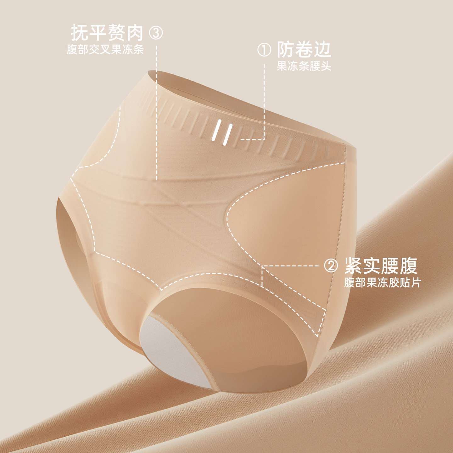 有棵树塑身内裤女士收腹提臀大码高腰微压收小肚子免穿内裤塑型裤,淘宝优惠券,粉丝福利购,淘宝优惠卷
