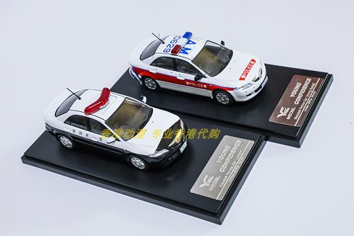 YC model1/43马六 海外版港警车日系警车涂装合金汽车模型 现货 - 图1