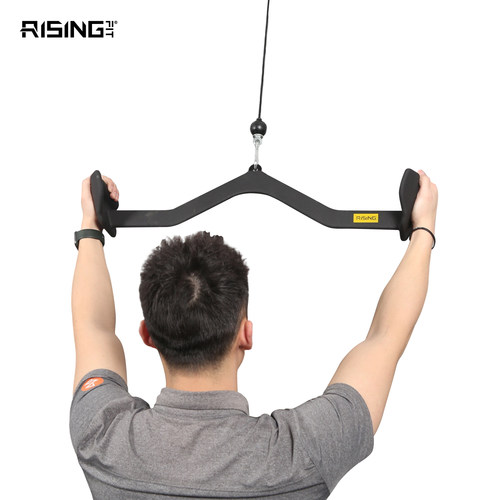 坐姿划船器高位下拉把手拉背神器低拉对握飞鸟练背健身配件拉力杆 - 图2