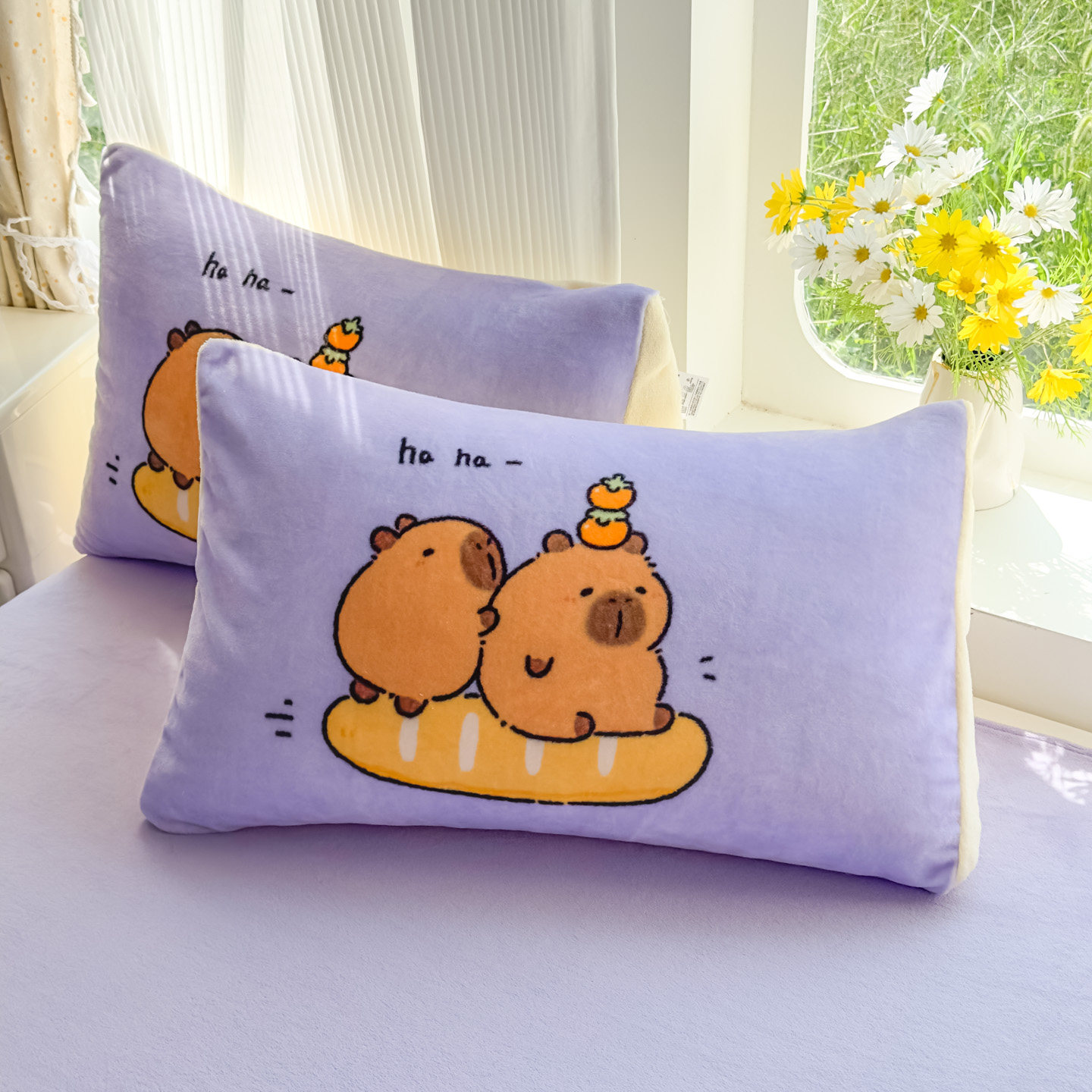 卡皮巴拉牛奶绒四件套冬季加厚法兰珊瑚绒床单被套儿童床上三件套,淘宝优惠券,粉丝福利购,淘宝优惠卷