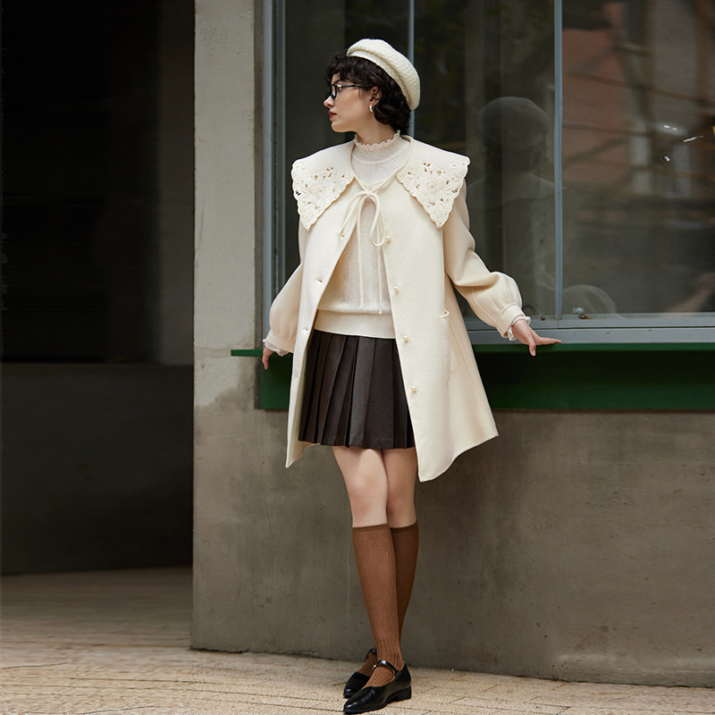 pit复古多色半高领蕾丝网纱打底毛针织衫女冬季新款宽松内搭上衣,淘宝优惠券,粉丝福利购,淘宝优惠卷