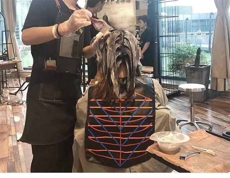 新款美发焗油染发披肩加厚发廊围裙 素盏其它美发工具