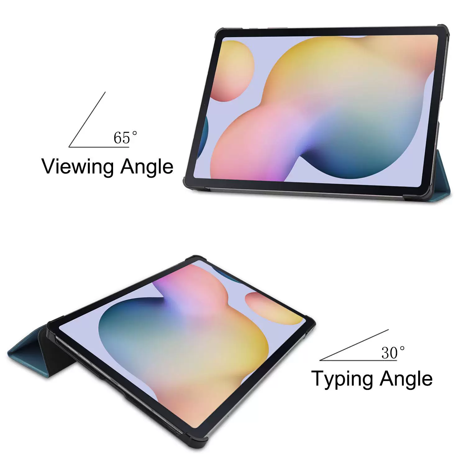Подходящий защитный чехол для Samsung Galaxy Tab A7 Lite плоский, всесторонний трехслойный корпус S7 PLUS умный все включено S6