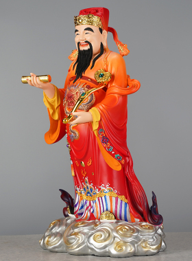 树脂福禄寿三星摆件客厅供奉