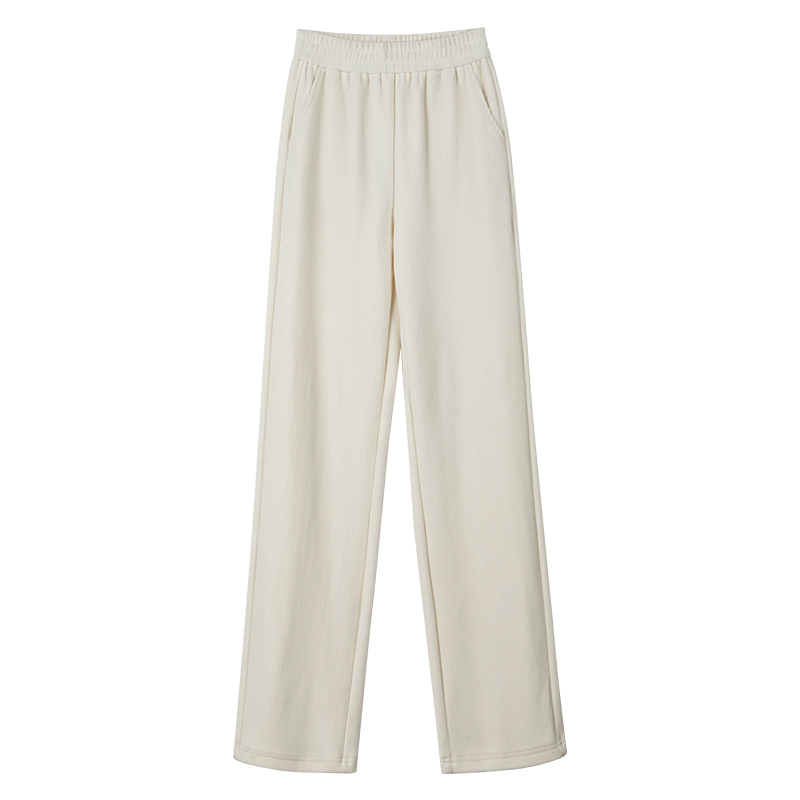 雪尼尔加绒阔腿裤秋冬灯芯绒裤子 桑贝拉休闲裤