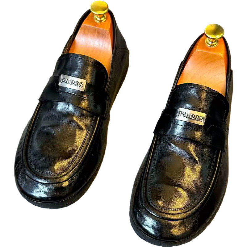 【原单货】真皮男鞋2026新款乐福鞋男休闲皮鞋开车一脚蹬豆豆鞋男,淘宝优惠券,粉丝福利购,淘宝优惠卷