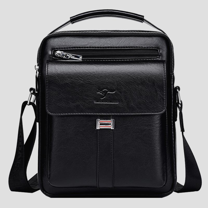 Cow leather vertical backpack hand-held crossbody bag