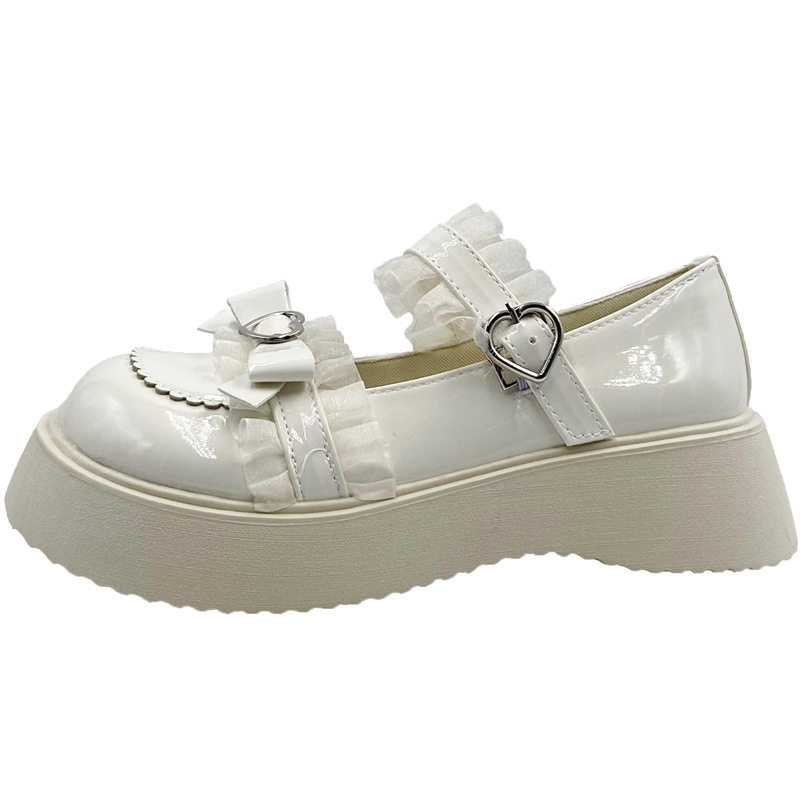 jk小皮鞋女童日系可爱学生lolita公主萝莉鞋子配裙子厚底大头鞋 - 图3