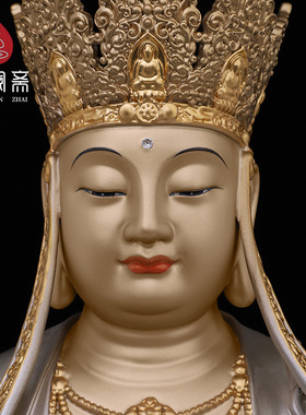 纯铜地藏王供奉全堂佛摆件菩萨像