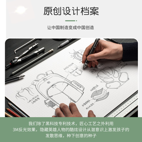 【中国原创】乐同护脊书包小学生三到六年级超轻儿童减负重6D背幅 - 图3