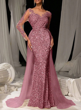 2025 Women's Prom Dress Long Dress Elegant Fashion Elegant L