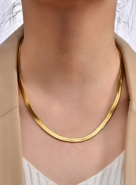 High-grade Stainless Steel Blade Chain Fashion Versatile Gol