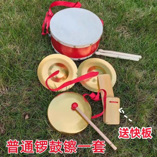 狮子头手工学生舞狮双人醒狮狮头儿童狮子表演道具配舞狮裤子全套 - 图2