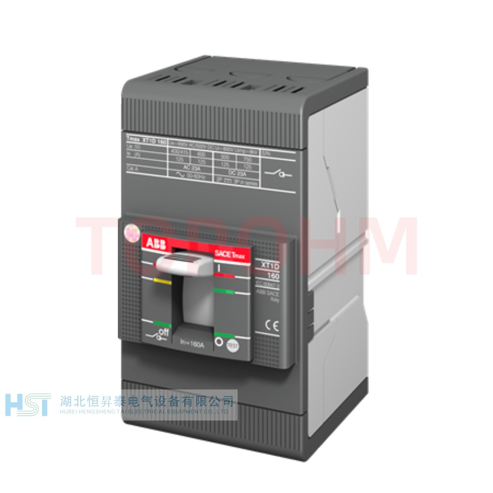 ABB XT电子式塑壳断路器XT4L160 E-LSIG R63 FF/PMP/WMP 3P/4P - 图3