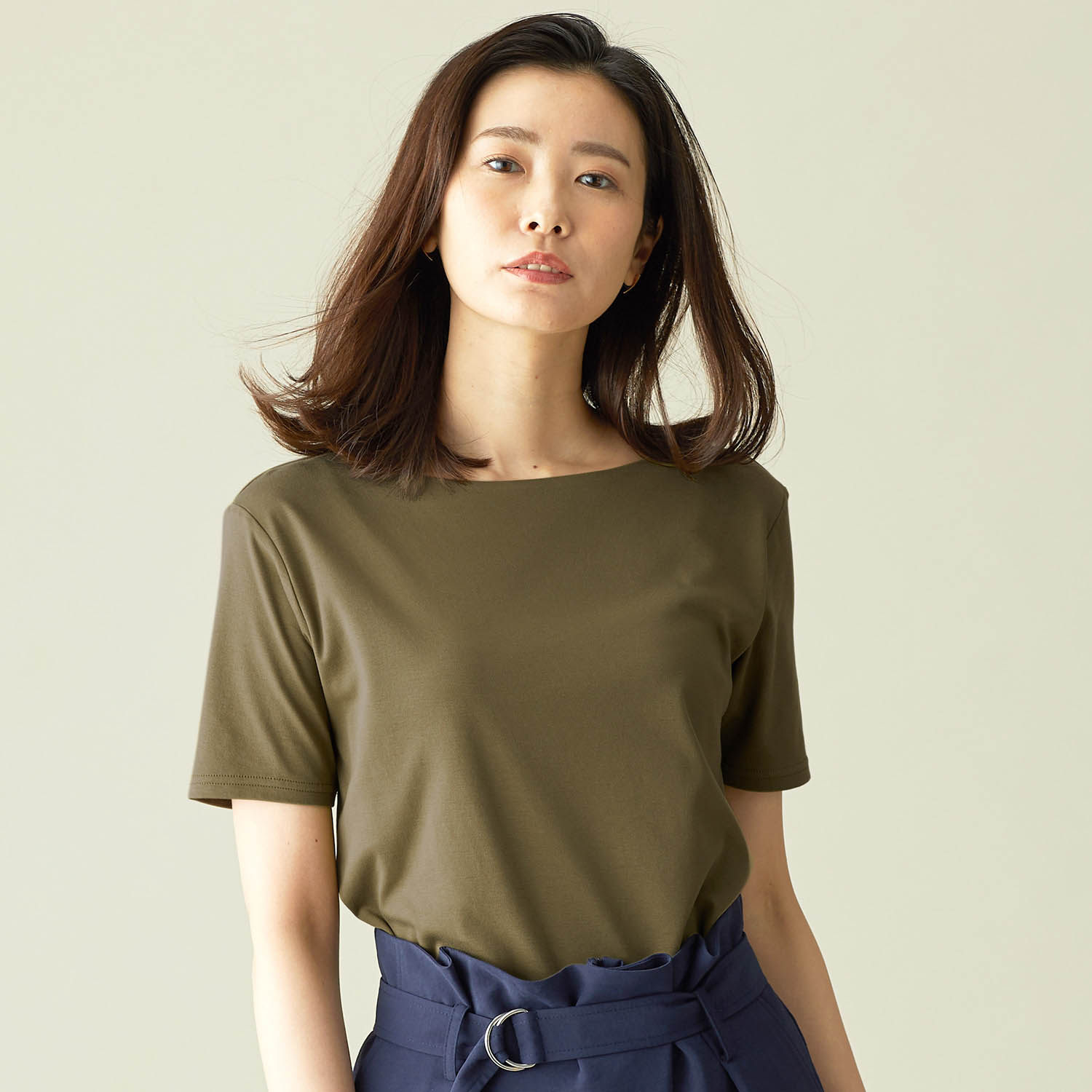 高ji时装感高质感针织大气短袖t 浣颐T恤