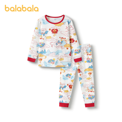 巴拉巴拉内衣套装男女童秋衣秋裤
