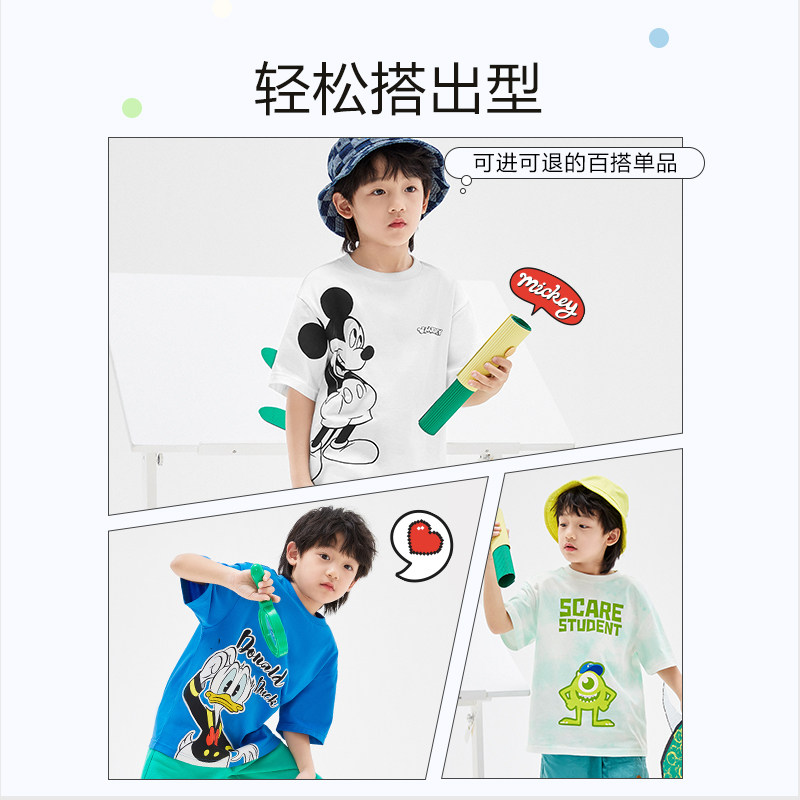 巴拉巴拉男童短袖t恤纯棉打底衫 巴拉巴拉outlets店T恤