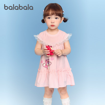 巴拉巴拉宝宝连衣裙儿童公主裙女