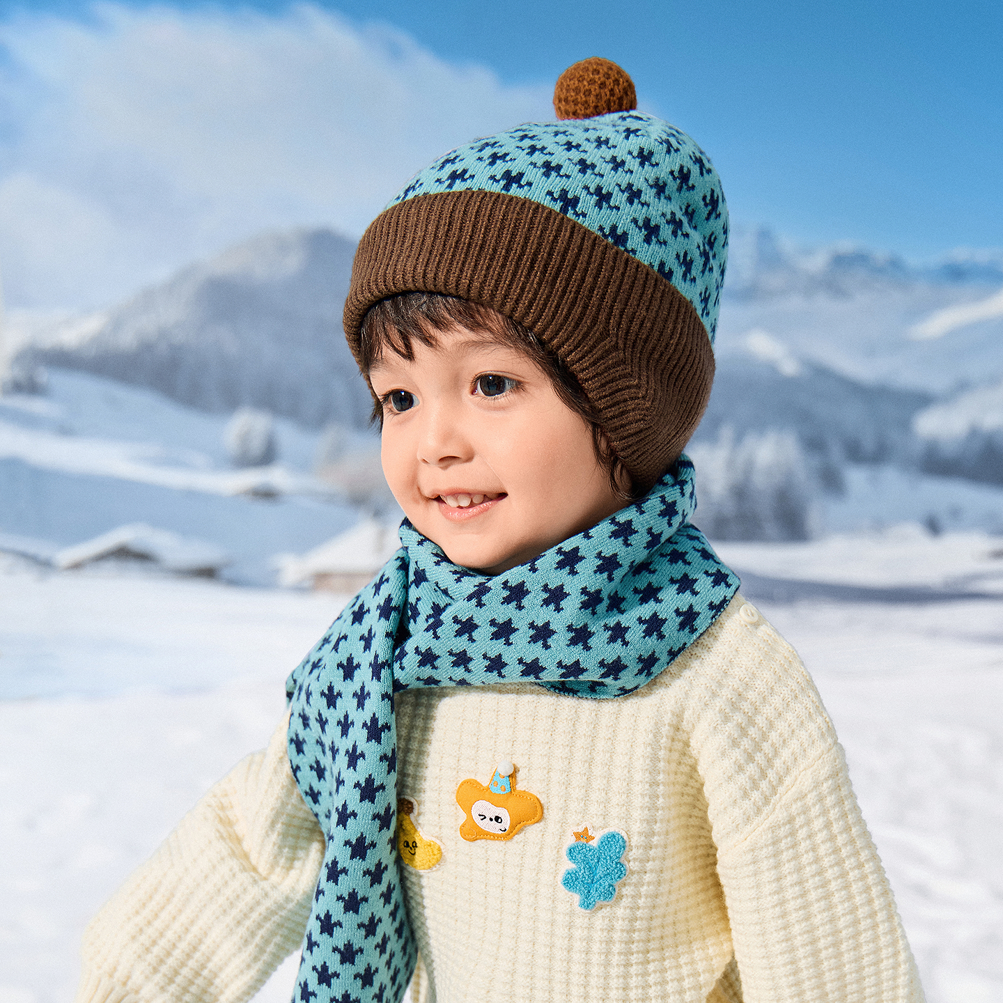 巴拉巴拉balaOne童装儿童帽子男女童护耳帽舒适保暖2025新款时尚 - 图2