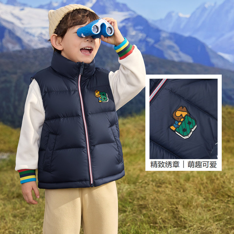 巴拉巴拉童装男童马甲双面穿外套新款秋冬装时尚,淘宝优惠券,粉丝福利购,淘宝优惠卷