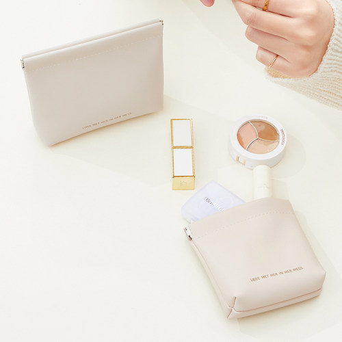 化妆收纳包随身便携数据线耳机收纳包袋口红迷你小包弹片收纳包 - 图0