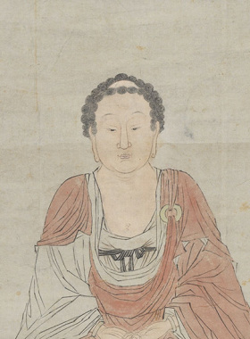 北宋马和之画如来像台北
