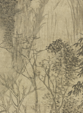 元商琦嵩阳访真图原版复制画