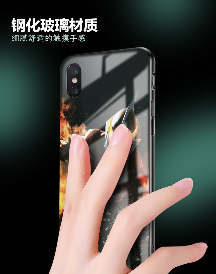 极恶贝利亚适用于onePlus一加9R 1+8玻璃一加7tpro 1加6T手机壳潮-图1