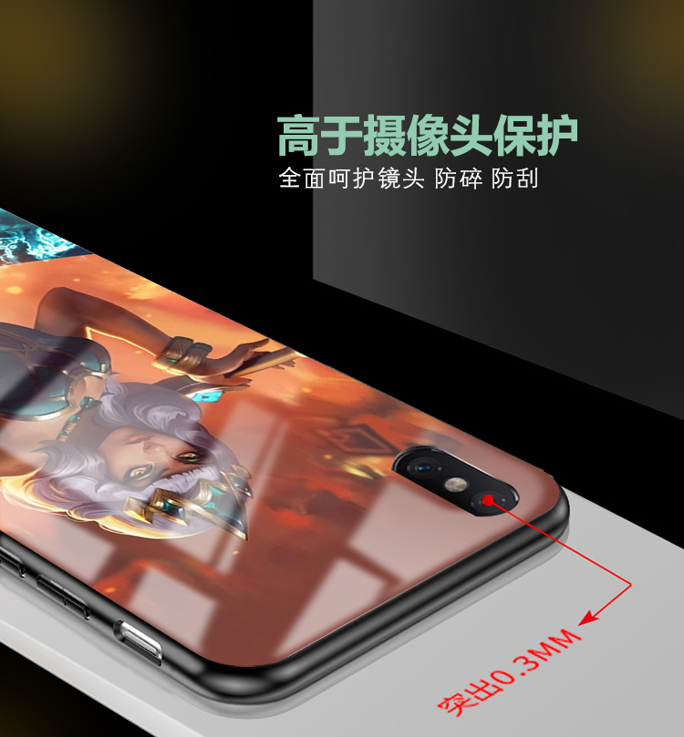 Qiyana奇亚娜适用于OPPOreno5 4 3pro玻璃RealmeX2pro手机壳X7 50 - 图1