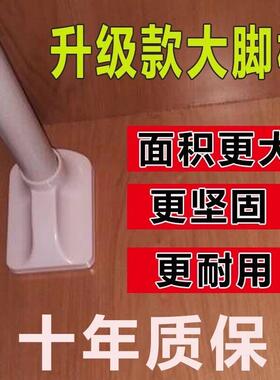 免打孔伸缩杆窗帘杆卧室挂钩阳台晾衣杆单杆直杆浴帘杆卫生间撑杆