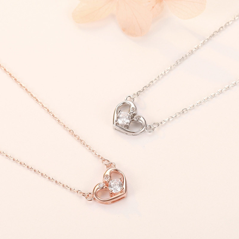 龙渡小天鹅女潮网红轻奢纯银锁骨链 龙渡项链