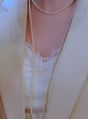 多种戴法小米珍珠项链新款轻奢