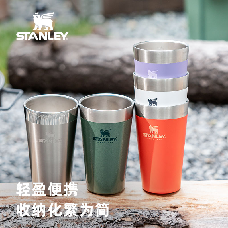 【新品】STANLEY保冰杯304不锈钢真空双层保温保冷咖啡大容量啤酒 - 图2