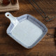 Japanese ceramic baking tray with handle oven special baking