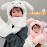 Детская шапка, демисезонный шарф, детские удерживающие тепло перчатки для мальчиков