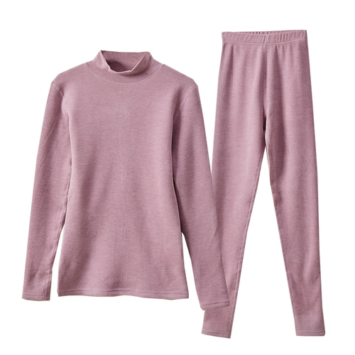 Флисовое удерживающее тепло нижнее белье, бархатное термобелье, бархатные приятные телу зимние штаны, увеличенная толщина