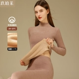 Удерживающее тепло нижнее белье, флисовый комплект, бархатное приятное телу зимнее термобелье, увеличенная толщина