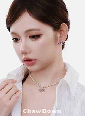 星轨心核系列珍珠颈链