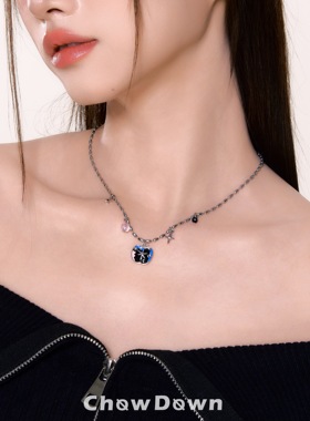 CHOWDOWN星芒苹果锁骨链