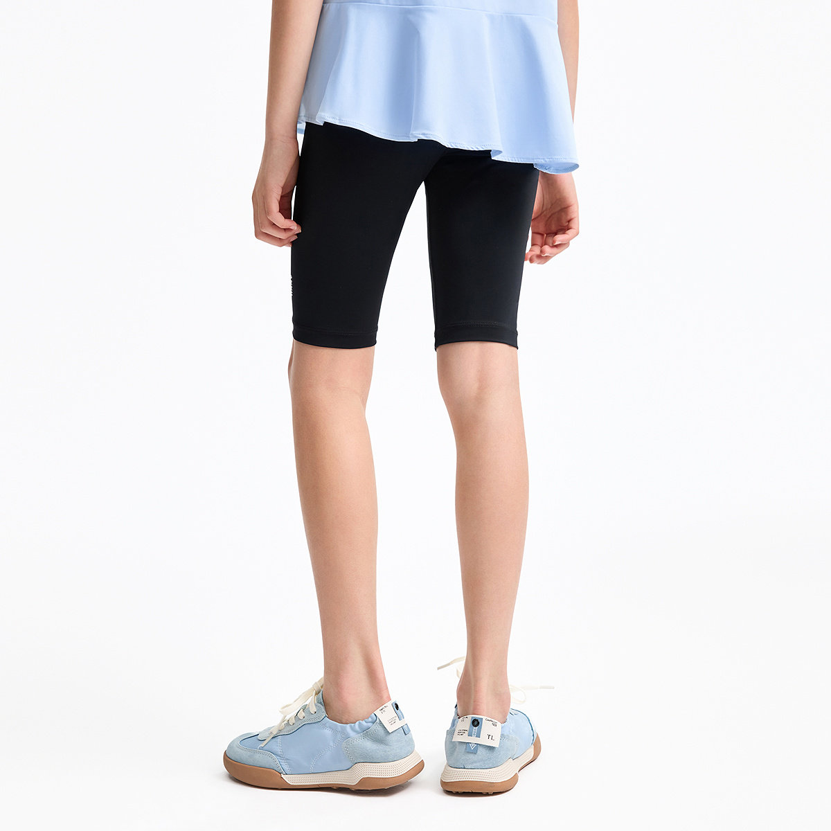 安奈儿童装女童针织打底中裤2025夏新款冰感防晒弹力修身五分裤子,淘宝优惠券,粉丝福利购,淘宝优惠卷