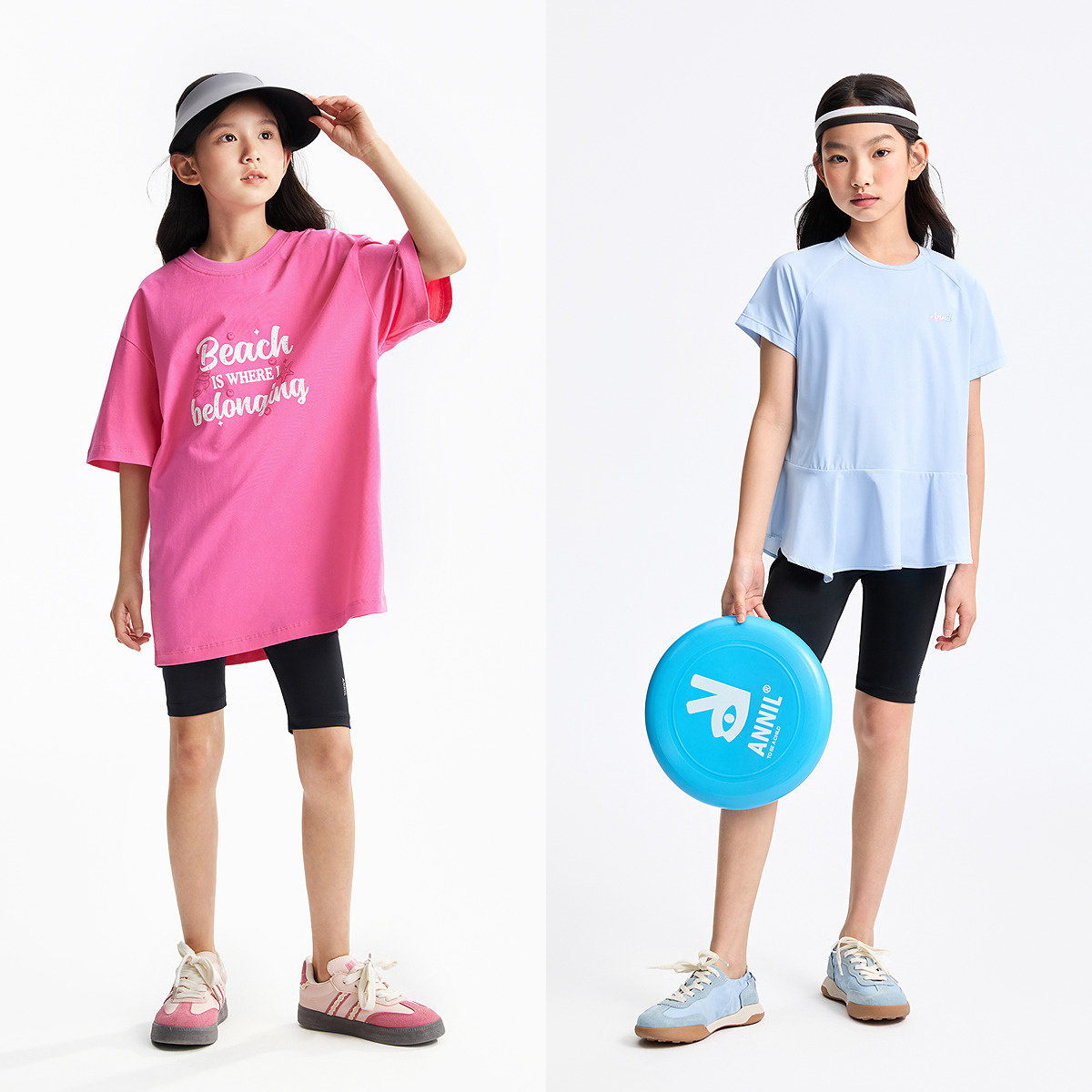 安奈儿童装女童针织打底中裤2025夏新款冰感防晒弹力修身五分裤子,淘宝优惠券,粉丝福利购,淘宝优惠卷