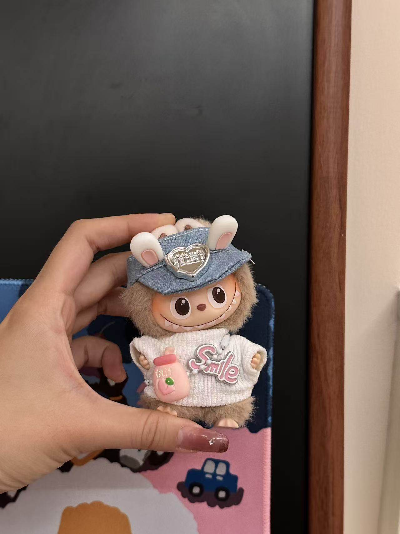 labubu4.0娃衣10cm搪胶公仔衣服套装Labubu四代坐坐派对拉布布娃,淘宝优惠券,粉丝福利购,淘宝优惠卷