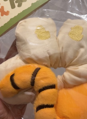 全新linlee林里柠檬茶联名上海动物园立体毛绒布艺发圈发饰头饰女