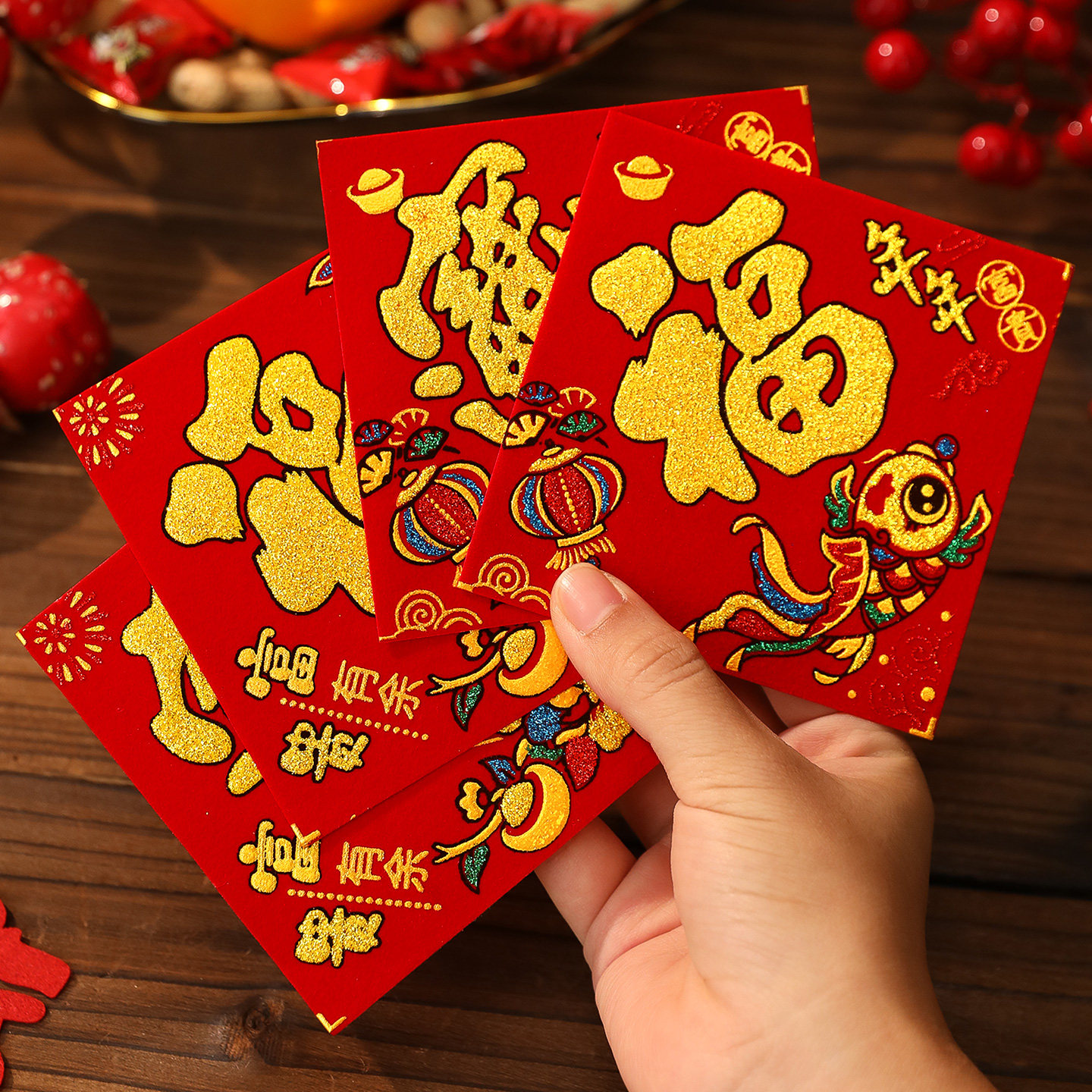 新年植绒布迷你小福字贴纸装饰2026新款春节过年斗方门贴春节布置,淘宝优惠券,粉丝福利购,淘宝优惠卷