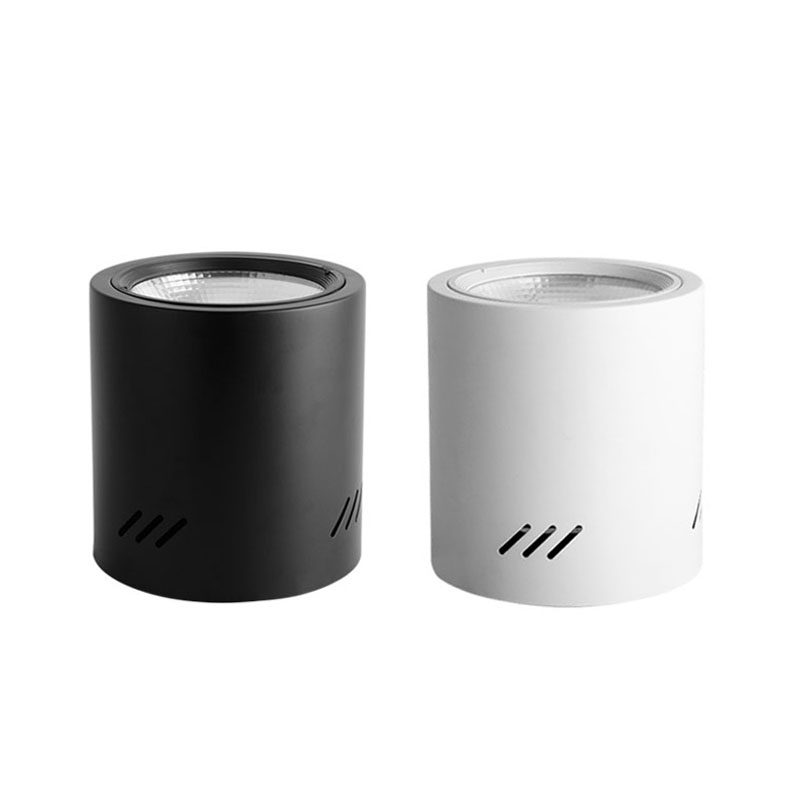 led明装筒灯4寸6寸免开孔吸顶吊装圆形商场过道工程cob天花射灯,淘宝优惠券,粉丝福利购,淘宝优惠卷