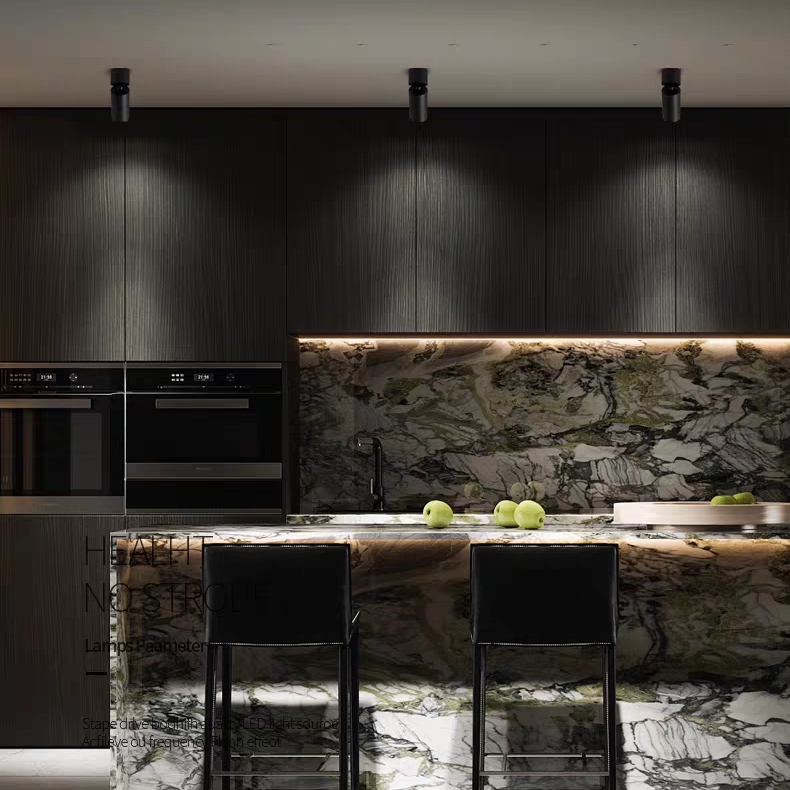 LED明装射灯无主灯客厅背景墙过道吸顶折叠黑光防眩高显色小射灯,淘宝优惠券,粉丝福利购,淘宝优惠卷