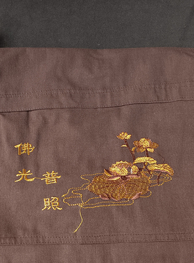 居士包莲花包帆布包刺绣