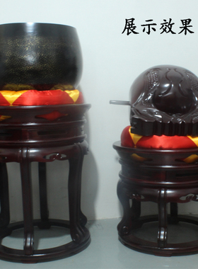 大庆木鱼铃鼓全套圆形架