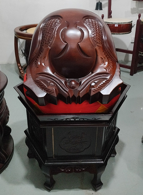 大木鱼草花梨无心材木鱼